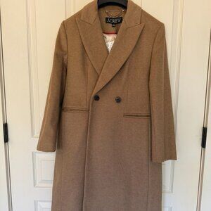 JCrew Petite Wool/Cashmere Blend Top Coat Italian Wool/Cashmere Size 8p NWT